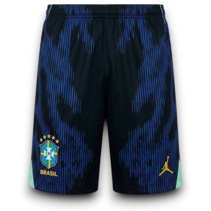 Calção Shorts Brasil 2026/27 Jordan - Azul - Preto