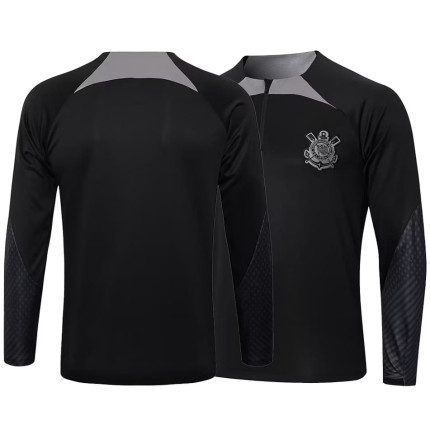 BLUSÃO CORINTHIANS - 2024/25 - Treino Masculino - Preto