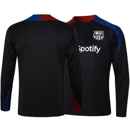 BLUSÃO BARCELONA - 2024/25 - Treino Masculino - Preta