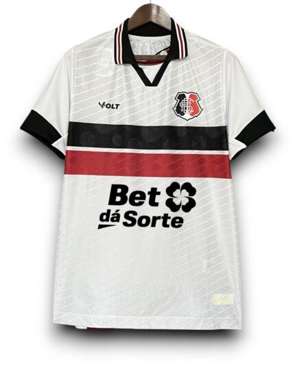 Camisa Santa Cruz 2024/25 Bet dá Sorte - Torcedor Masculina - Branca Coral Volt