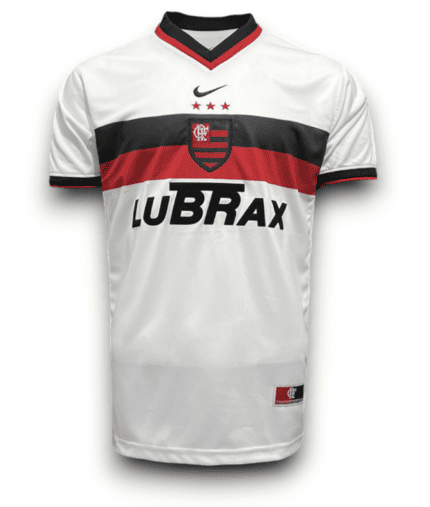 Camisa Flamengo 2001 Nike - Retrô Masculina - Branca