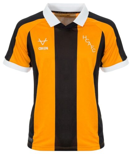 Camisa Hull City 2026/27 - Torcedor Masculina - Laranja Preta Âmbar