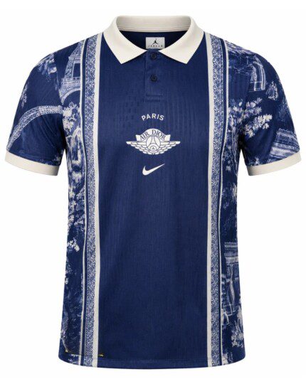 Camisa Paris Saint Germain (PSG) 2026/27 Conceitual - Torcedor Masculina - Azul - Bege