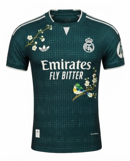 Camisa Real Madrid 2026/27 Embroidered - Jogador Masculina - Verde