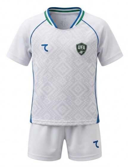 Kit Infantil Uzbequistão 2026/27 - Branca