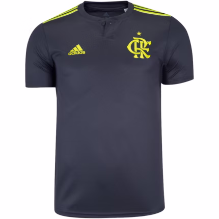 Camisa Flamengo 2019/20 - Retrô Masculina - Cinza