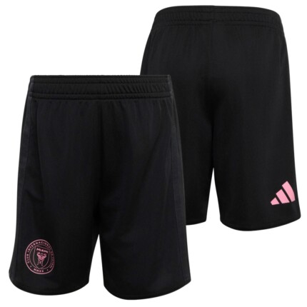 Calção Shorts Inter Miami 2026/27 Away II - Torcedor Masculino - Preta - Rosa