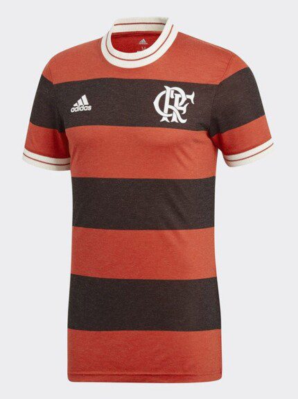 Camisa Flamengo 2018/19 Icon - Retrô Masculina - Vermelha Preta (Rubro-Negra)