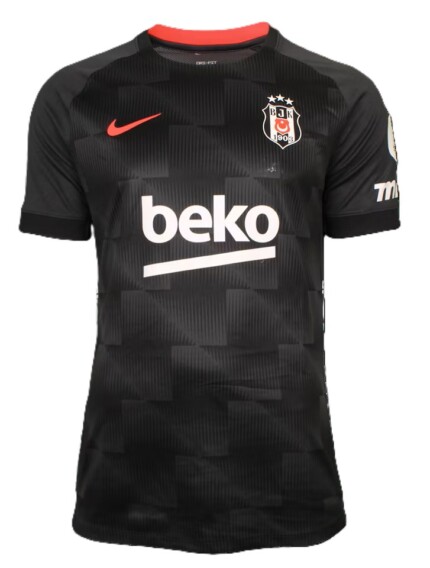 Camisa Beşiktaş Jimnastik Kulübü 2026/27 Third III - Torcedor Masculina - Preta