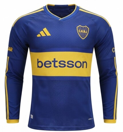 Camisa Boca Juniors 2026/27 Home I Manga Longa - Jogador Masculina - Azul - Amarela