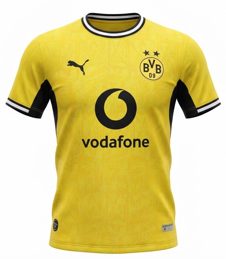 Camisa_Borussia_Dortmond_202627_Home_I_Jogador_Masculina_Amarela_Preta_Branca