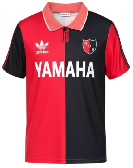 Camisa Club Atlético Newell's Old Boys 1993/94 Home I - Retrô Masculina - Preta - Vermelha