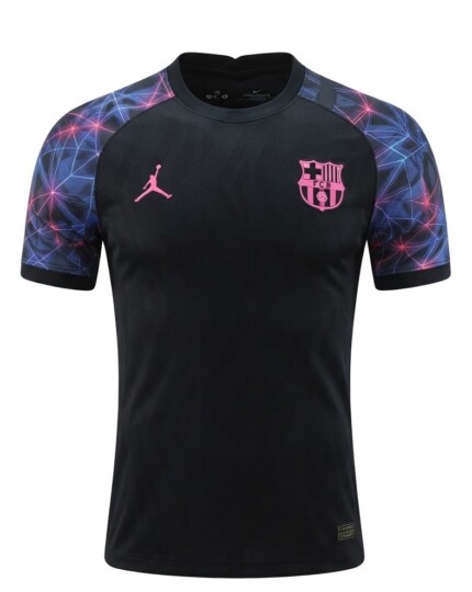 Camisa FC Barcelona 2026/27 Air Jordan - Jogador Masculina - Preta - Azul - Rosa - Roxa