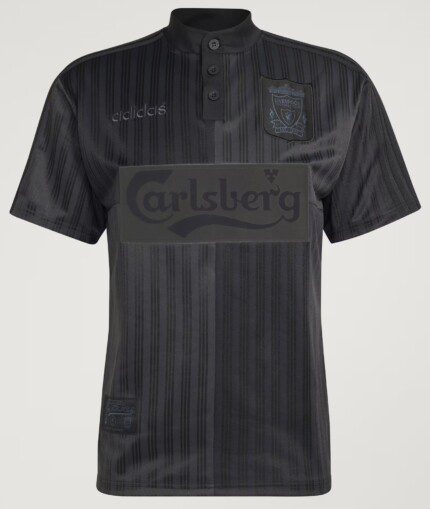 Camisa Liverpool 1995/96 - Retrô Masculina - Preta