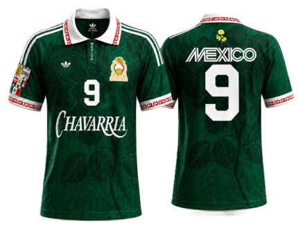 Camisa México 2026/27 Willy Chavarria - Torcedor Masculina - Verde - Branca