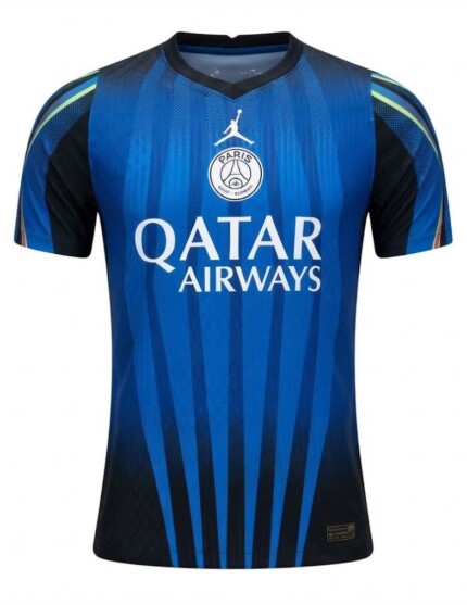 Camisa Paris Saint Germain (PSG) 2026/27 Edição Especial - Jogador Masculina - Preta - Azul