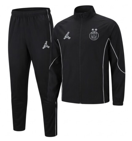 Conjunto Paris Saint Germain (PSG) 2026/27 Jaqueta e Calça de Treino - Preta