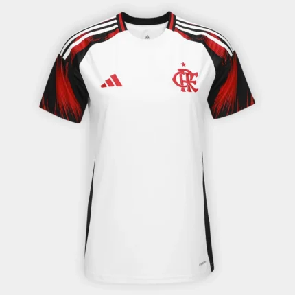 Camisa Flamengo 2025/26 - Torcedor Feminina - Branca