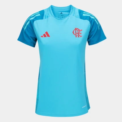 Camisa Flamengo 2025/26 Treino - Torcedor Feminina - Azul