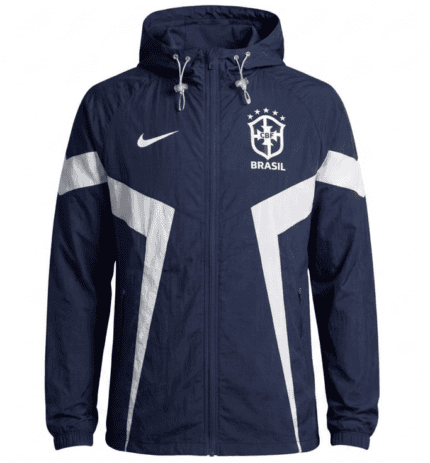 Jaqueta Cortavento Brasil 2026/27 - Masculina - Azul Marinho