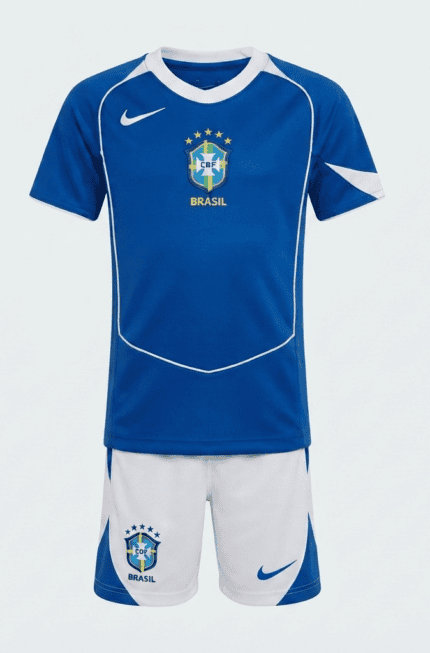 Kit Infantil Brasil 2004- Retrô - Azul - Branca