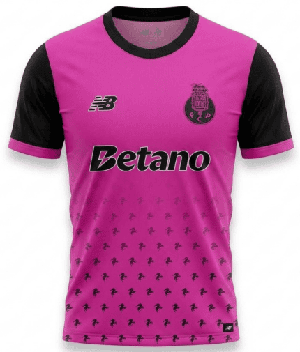 Camisa FC Porto 2026/27 - Torcedor Masculina - Rosa Preta