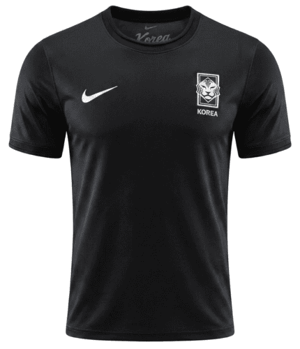 Camisa Coreia Do Sul 2026/27 - Torcedor Masculina - Preta