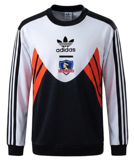 Camisa Colo-Colo 2026/27 - Manga Longa - Torcedor Masculina - Branca Preta Laranja