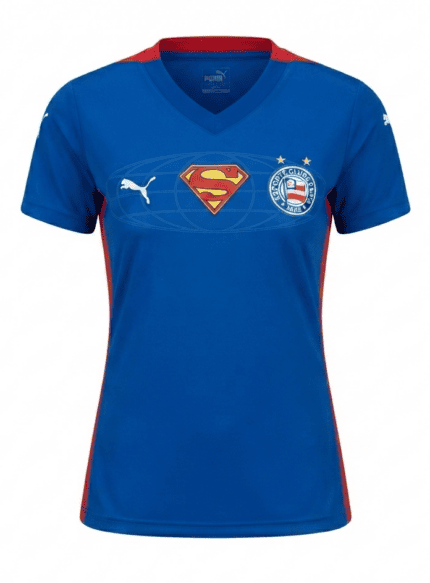 Camisa Bahia 2025/26 Superman - Torcedor Feminina -Azul - Vermelha