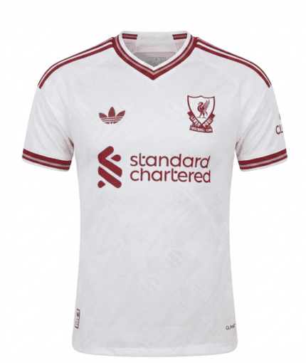 Camisa Liverpool 2026/27 - Jogador Masculina - Vermelha - Branca