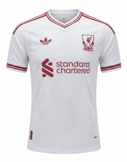 Camisa Liverpool 2026/27 - Jogador Masculina - Vermelha - Branca