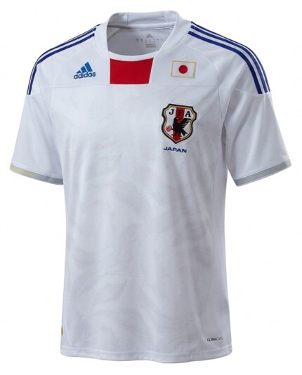 Camisa Japão 2010 - Retrô Masculina - Branca Cinza