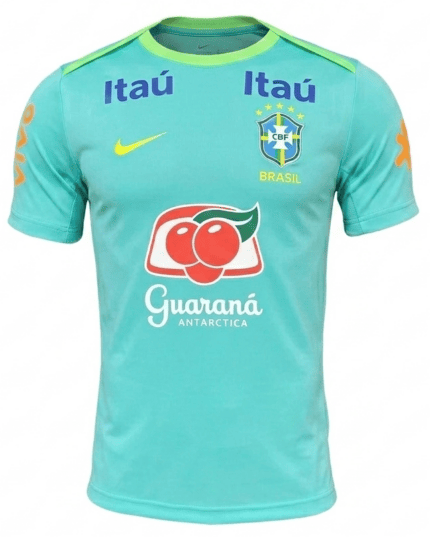 Camisa Brasil 2024/25 Treino - Torcedor Masculina - Azul - Verde