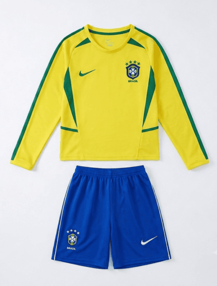 Kit Infantil Brasil 2002 - Retrô - Amarela -Azul