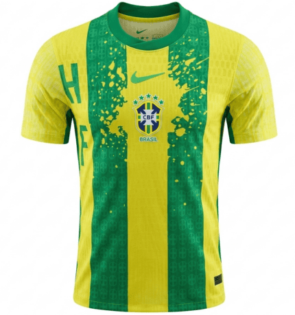 Camisa Brasil 2026/27 Conceitual - Jogador Masculina - Amarela - Verde