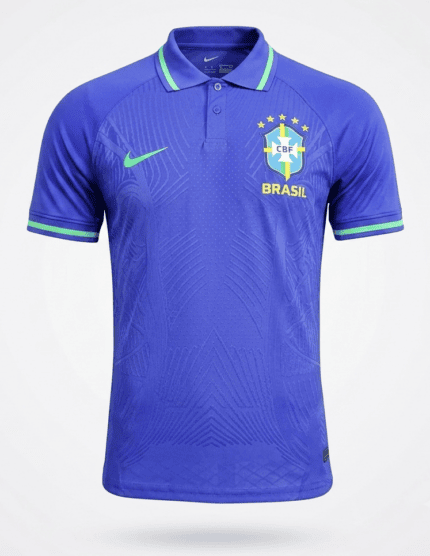 Camisa Brasil 2025/26 Polo - Jogador Masculina - Azul - Verde