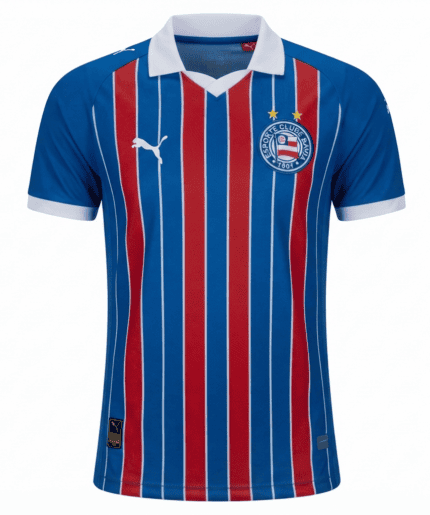 Camisa Bahia 2026/27 - Jogador Masculina - Vermelha - Azul - Tricolor