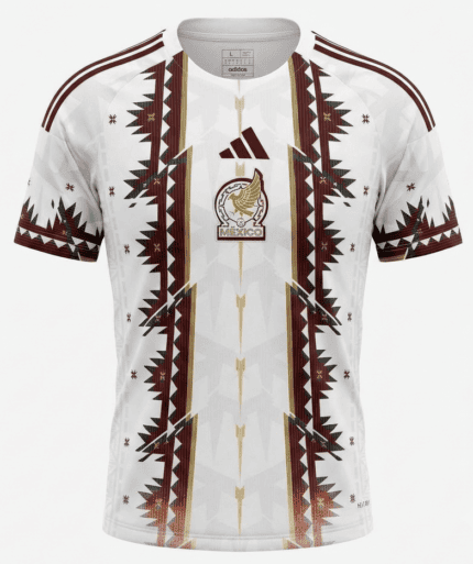 Camisa México 2026/27 Edição Especial - Torcedor Masculina - Branca Marrom