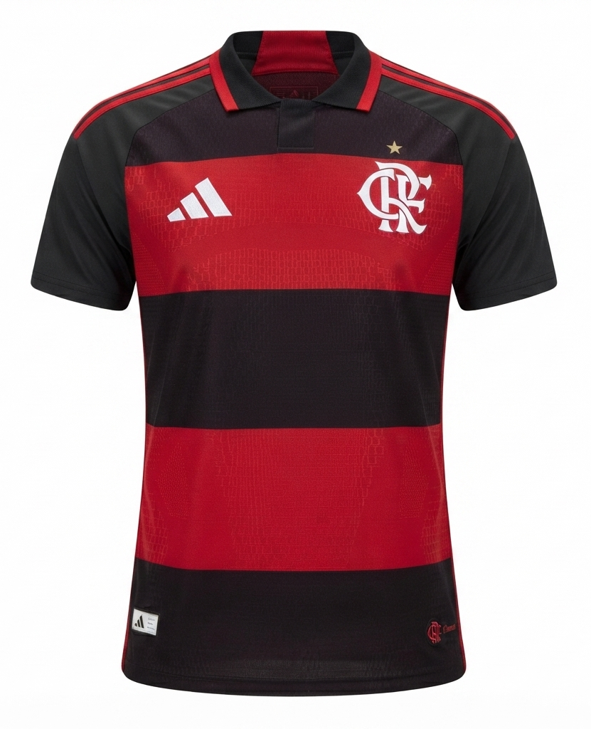 Camisa Flamengo 2026/27 - Jogador Masculina - Rubro-Negra