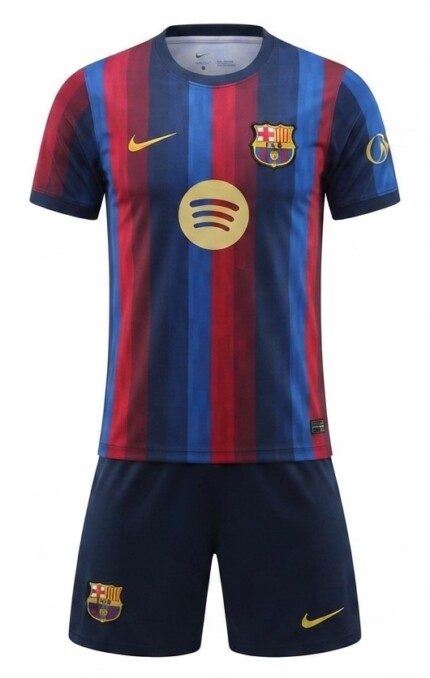 Kit Infantil FC Barcelona 2026/27 - Azul Grená