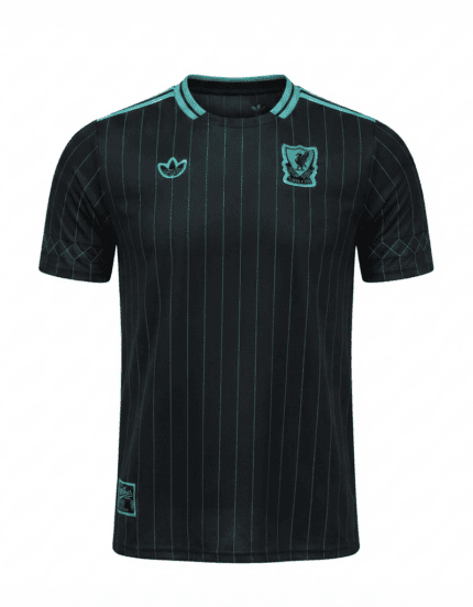 Camisa Liverpool 2026/27 Terrace Icons - Jogador Masculina - Preta - Azul