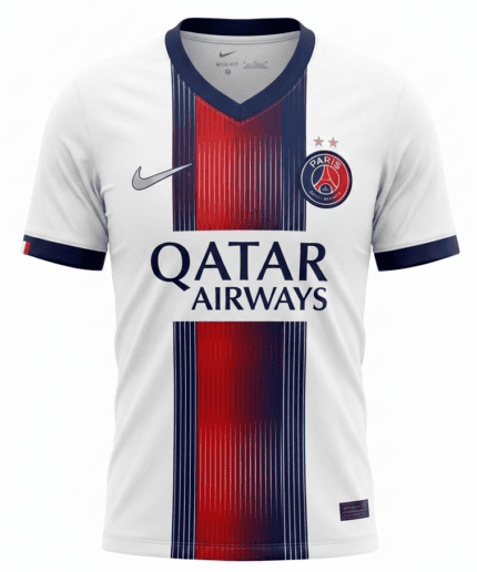 Camisa Paris Saint Germain (PSG) 2026/27 - Torcedor Masculina - Branca Vermelha Azul