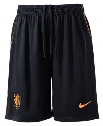 Calção Shorts Holanda 2026/27 - Torcedor Masculino - Preto Laranja