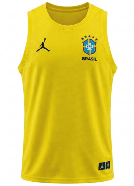 Regata Brasil 2026/27 Jordan Treino - Torcedor Masculina - Amarela
