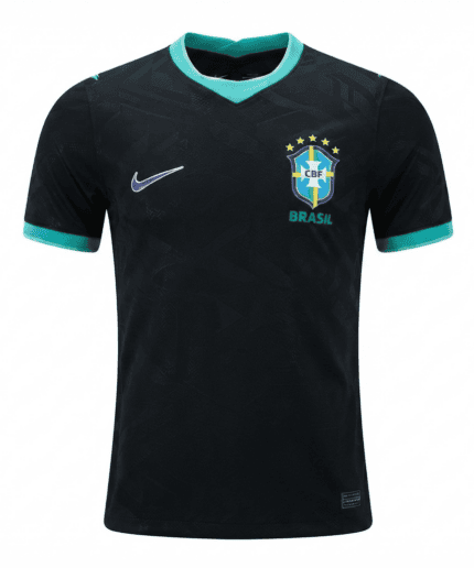 Camisa Brasil 2026/27 Conceitual - Jogador Masculina - Preta - Azul