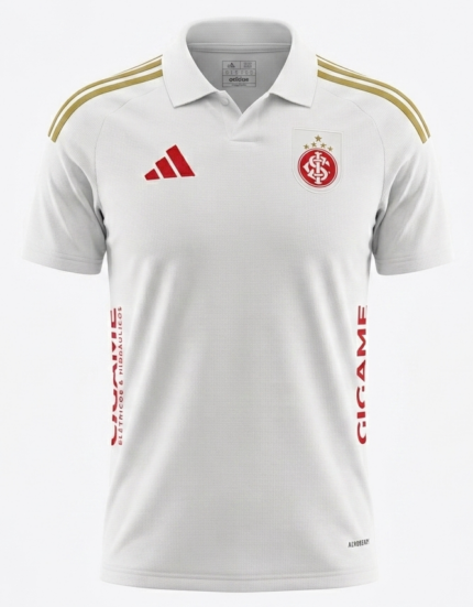 Camisa SC Internacional 2026/27 Patrocínios - Torcedor Masculina - Branca