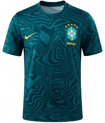 Camisa Brasil 2026/27 Lifestyle - Torcedor Masculina - Verde - Preta