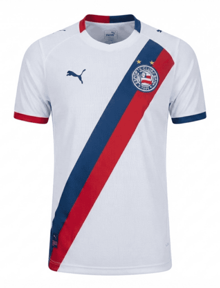 Camisa Bahia 2026/27 - Jogador Masculina - Branca - Vermelha - Azul