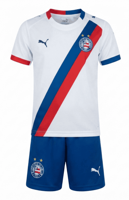 Kit Infantil Bahia 2026/27 - Azul - Branco - Vermelho