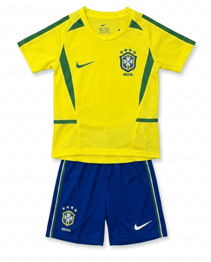 Kit Infantil Brasil 2002 - Retrô - Amarela - Verde - Azul